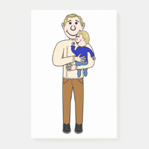 NOTAS POST-IT® PADRE E HIJO
