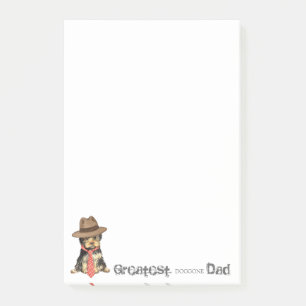 Notas Post-it® Padre Yorkie
