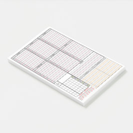 Notas Post-it® Páginas del planificador para en camino