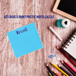 Notas Post-it® Paint de BTS Blue S