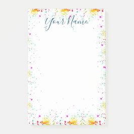 Notas Post-it® Paint Splatter