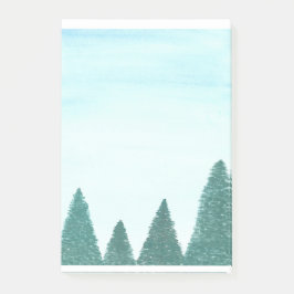 Notas Post-it® Paisaje de hoja perenne