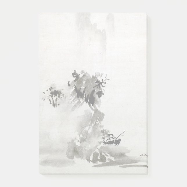 Notas Post-it® Paisaje de Sesshu Toyo Haboku-Sansui (Anverso)