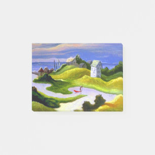 Notas Post-it® Paisaje de Thomas Hart Benton Chilmark