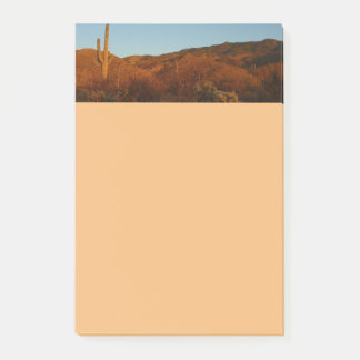 Notas Post-it® Paisaje del desierto de Saguaro Sunset I Arizona