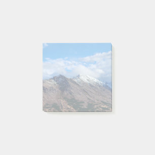 Notas Post-it® Paisaje montañoso con cumbres nevadas vista escéni