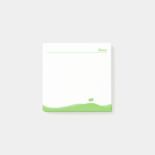 Notas Post-it® Paisaje verde