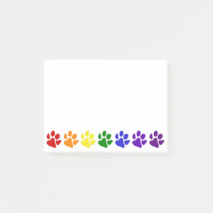 Notas Post-it® Paisajes arcoiris