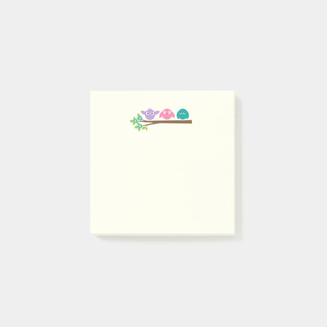 Notas Post-it® Pajaritos (Anverso)