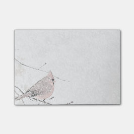 Notas Post-it® Pájaro de la nieve