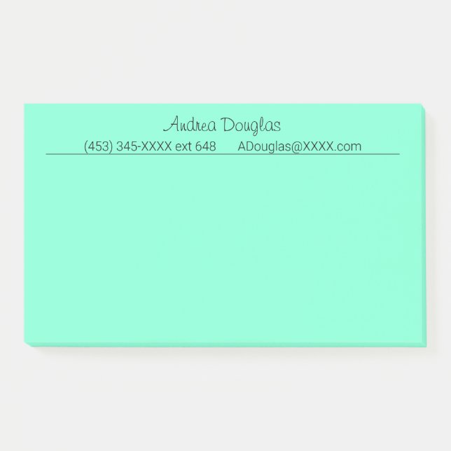 Notas Post-it® Palabras en el trabajo (Anverso)
