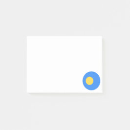 Notas Post-it® Palau Flag
