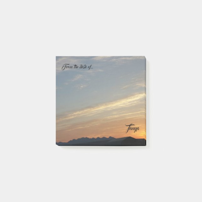 Notas Post-it® Palillo personalizado observa (Anverso)