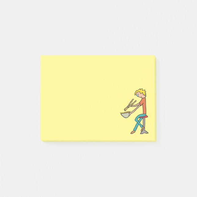 Notas Post-it® Palillos Y Fideos (Anverso)