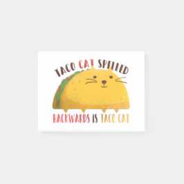 Notas Post-it® Palindrome del gato del Taco
