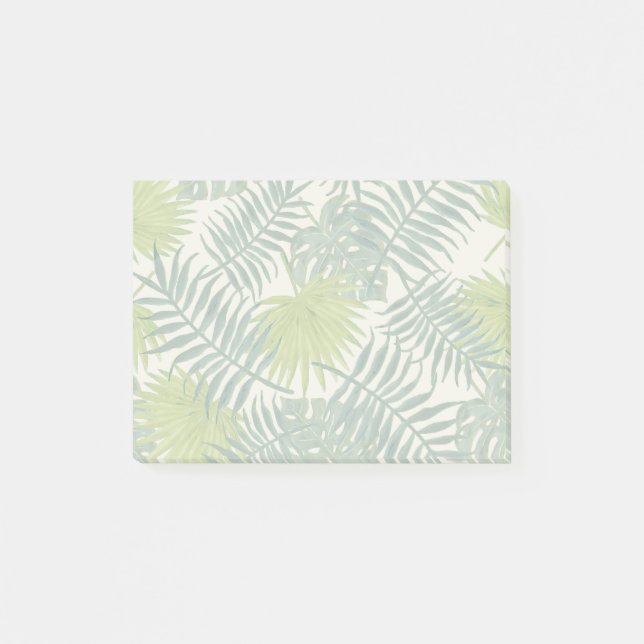 Notas Post-it® Palm Tree Fronds Pintando Hawaian (Anverso)