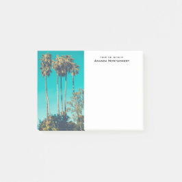 Notas Post-it® Palm Trees Tropicales California Retro