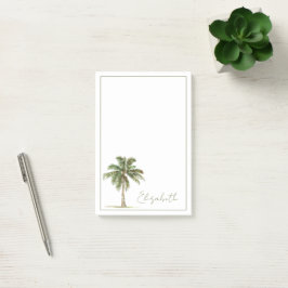 Notas Post-it® Palmera Costera Personalizada