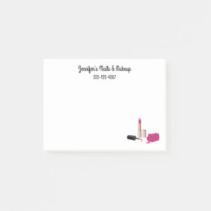 Notas Post-it® Palo de labios de glam rosado y belleza polaca de