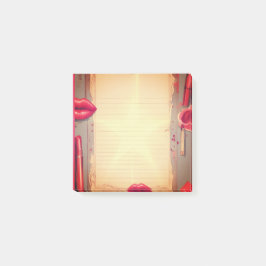 Notas Post-it® Palo de labios retro