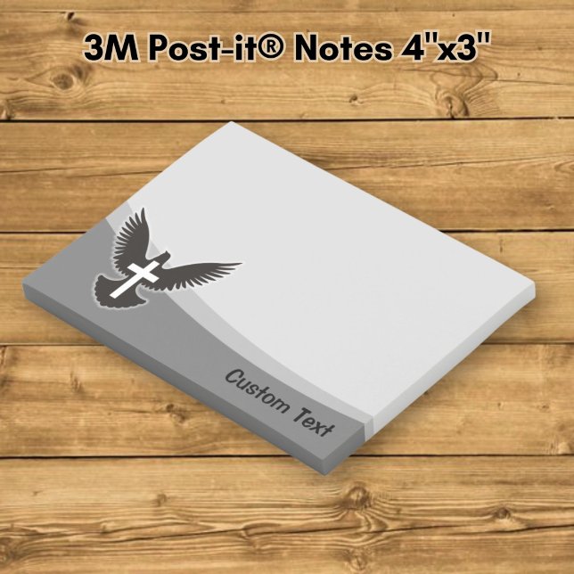 Notas Post-it® Paloma con Cruz (Subido por el creador)