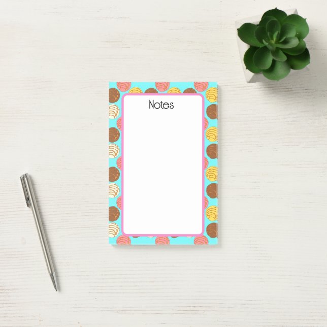 Notas Post-it® Pan Dulce Conchas Mexicanas (Oficina)