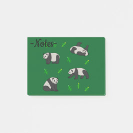 Notas Post-it® Panda