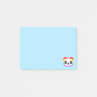 Notas Post-it® Panda arcoiris
