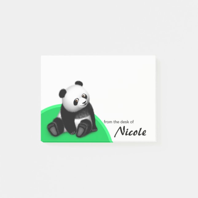 Notas Post-it® Panda Bon Bon Post-It Notes (Anverso)