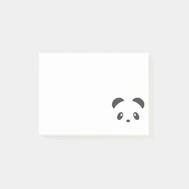 Notas Post-it® Panda linda (Anverso)