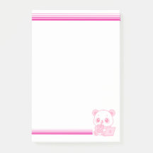 Notas Post-it®  Panda Lindo