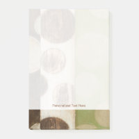 Panel de madera de tono de la Tierra pintado con c