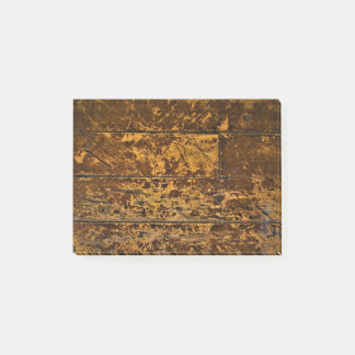 Notas Post-it® Panel de madera de Worn antiguo