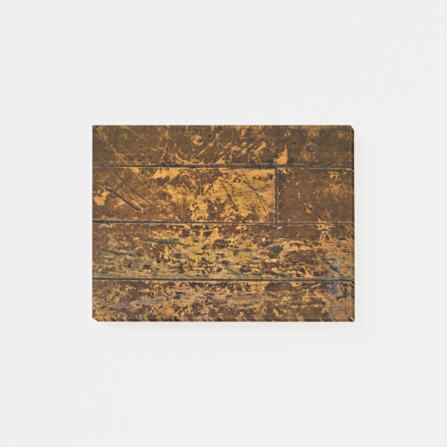 Notas Post-it® Panel de madera de Worn antiguo (Anverso)