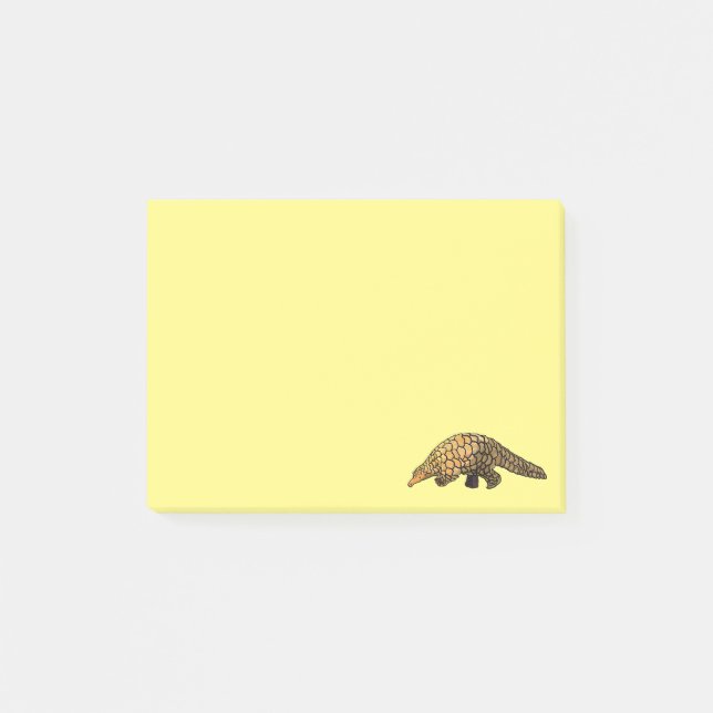Notas Post-it® Pangolin (Anverso)