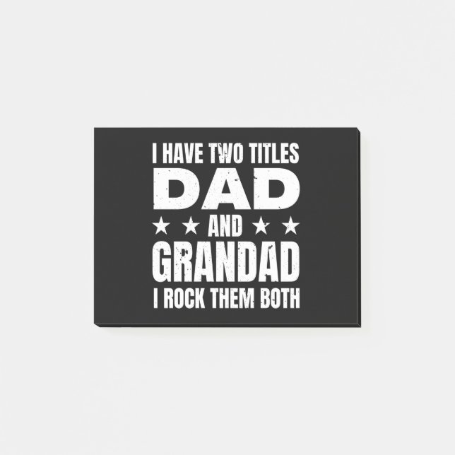 Notas Post-it® Papá Abuelo (Anverso)