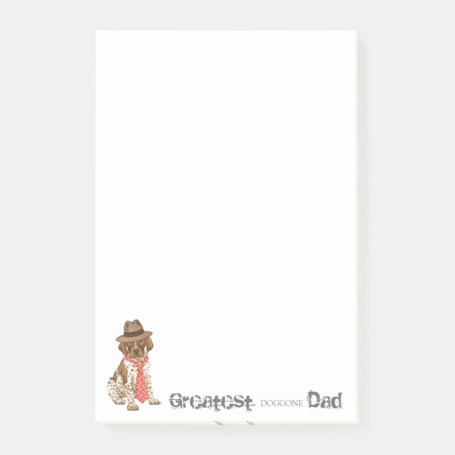 Notas Post-it® Papá de GSP (Anverso)