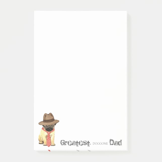 Notas Post-it® Papá del barro amasado (Anverso)