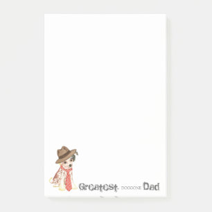 Notas Post-it® Papá en reposo chino