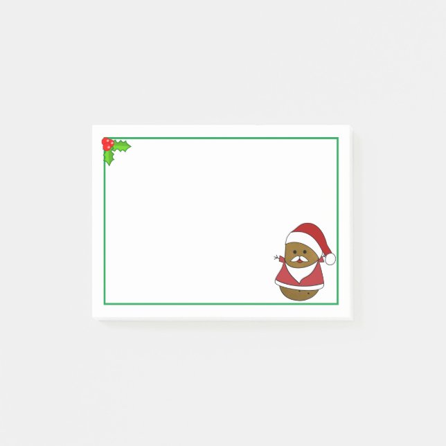 Notas Post-it® Papa feliz Navidad (Anverso)