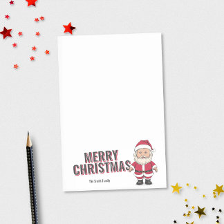 Notas Post-it® Papá Noel - Muñeca de juguete Santon Navidad