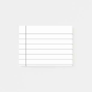 Notas Post-it® Papel alineado personalizable personalizado del