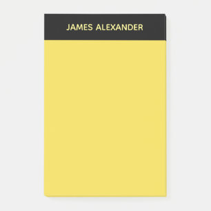 Notas Post-it® Papel amarillo legal del abogado