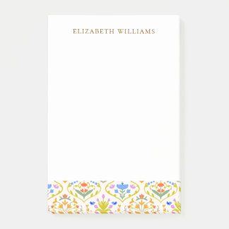 Notas Post-it® Papel de carta personalizado del jardín alegre bot