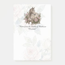 Papel de carta personalizado para caballos