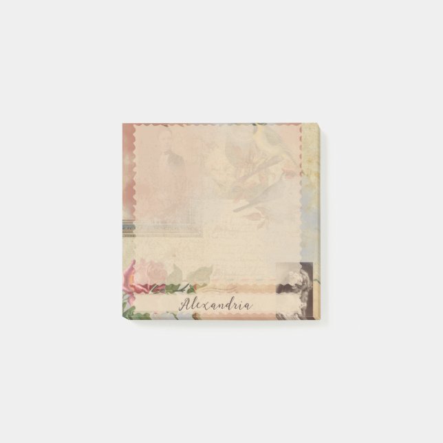 Notas Post-it® Papel de cosecha Personalizado personalizado (Anverso)