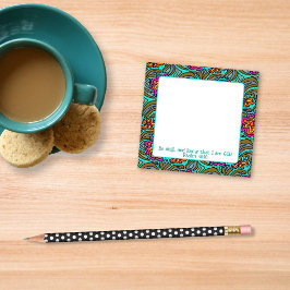 Notas Post-it® Papel de escritorio personalizado con diseño de ar