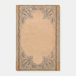 Notas Post-it® Papel de Knotwork antiguo caído