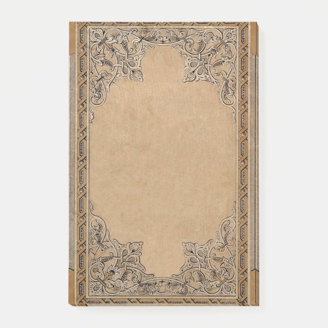 Notas Post-it® Papel de Knotwork antiguo caído (Anverso)