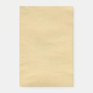 Notas Post-it® Papel en blanco marrón antiguo